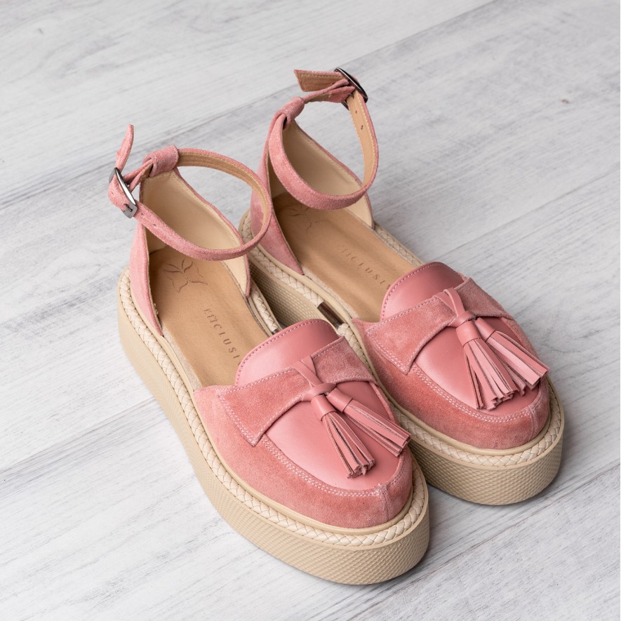     Pantofi - Augustino - Pink combo